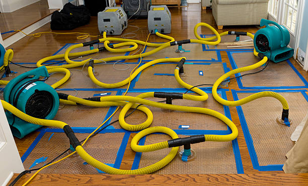 Professional Storm Water Damage Restoration technician working in Charleston Afb, SC